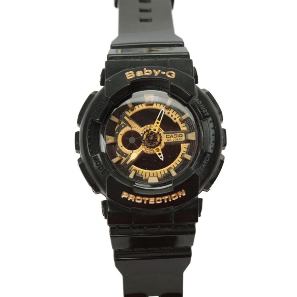 Casio G-Shock Womens Black Resin Baby G 5338 Quartz Watch 43.4mm